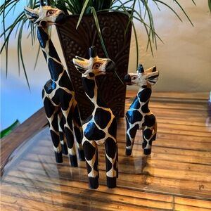 Handcrafted Giraffe Figurines